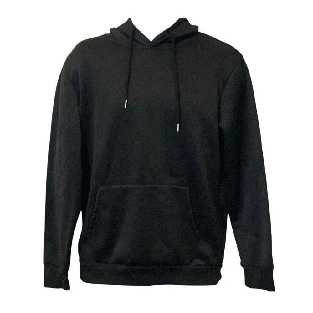 Manfinity Mens Pullover Hoodie Size M Black Long Sleeve